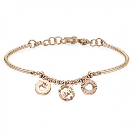 Bracciale Chakra Rosè Corona-Love-Cuore - Brosway