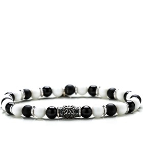 Bracciale Uomo Black and white - Gerba