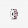 Charm Clip Eleganza Luccicante Rosa  - Pandora