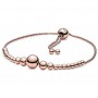 Bracciale Sfere Infinite con Chiusura Scorrevole Rose - Pandora