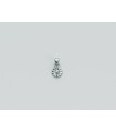 Puntoluce Round White Gold Woman Pendant with Diamond - Yukiko