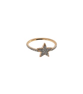 Anello Donna "Stardust" con Stella Zirconi Bianchi - Rue Des Milles