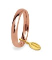 Comfortable Wedding Ring 4mm Red Gold - Unoaerre