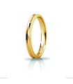 Wedding ring Corona Slim Yellow Gold - Unoaerre