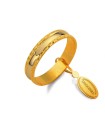 Anemone Ring in Yellow Gold 2.70 g - Unoaerre