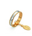 Anemone Ring White Gold and Yellow Gold g. 2.5 - Unoaerre