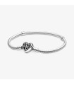 Bracciale con Chiusura a Cuore Albero della Famiglia - Pandora