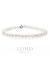 White Gold Woman Bracelet with 4mm Pearls - Bibigi