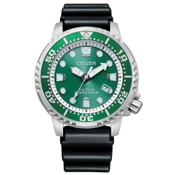 Orologio Uomo Diver's 200 Ecodrive in Gomma Quadrante verde - Citizen