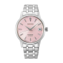 Orologio Donna Presage Automatico in Acciaio Quadrante Rosa - Seiko