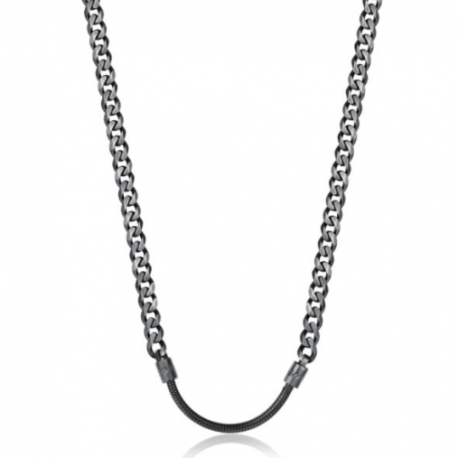 Collana Uomo TJ Man in Acciaio Pvd Brunito 510mm - Brosway