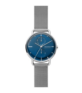 Orologio Donna Multifunzione in Maglia Milano in acciaio Quadrante Blu - Skagen