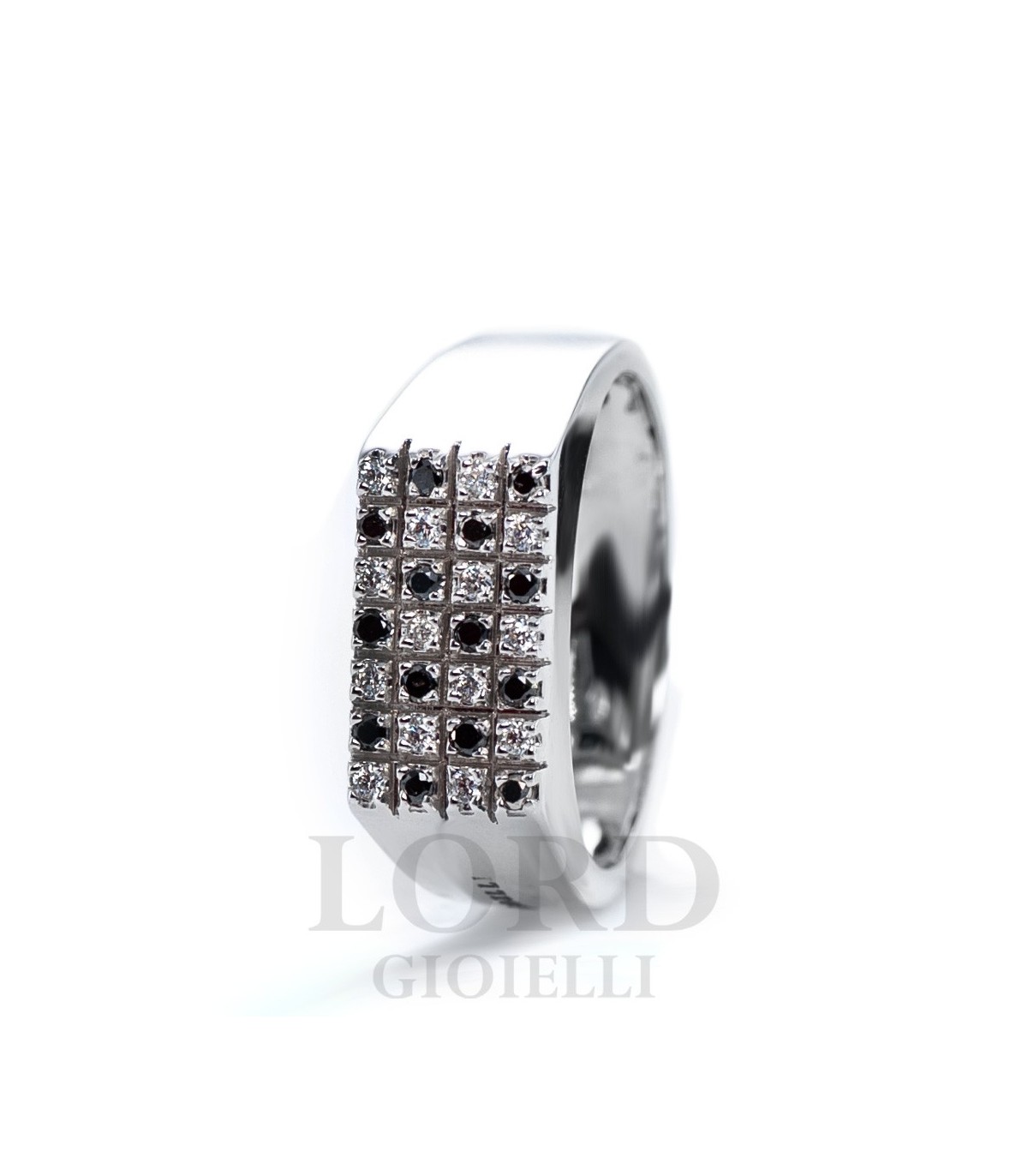 Anello fashion brillanti uomo