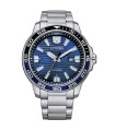 Orologio Uomo Marine Sport in Acciaio Eco-Drive con Quadrante Blu AW1525-81L - Citizen