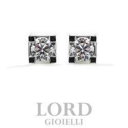 Orecchini Donna Punto Luce con Diamanti ct. 0.29 G Vs - Giorgio Visconti
