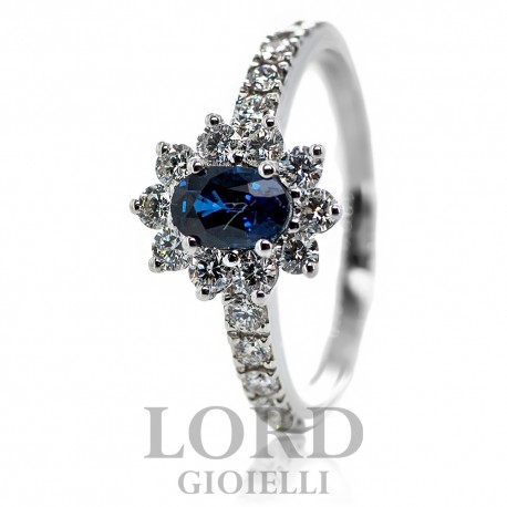 Anello di coppia di zirconi di lusso coreano per donna uomo placcato  argento Love Forever Heart