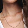 Collana Catenina a Maglia Larga in Argento Rosè - Pandora