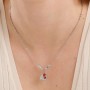 Collana Donna Chakra in Acciaio Cornetto e Coccinella BHKN075- Brosway