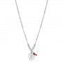 Collana Donna Chakra in Acciaio Cornetto e Coccinella BHKN075- Brosway