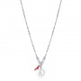 Collana Donna Chakra in Acciaio Cornetto e Coccinella BHKN075- Brosway