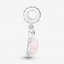 Charm Pendente Tartaruga Marina Rosa Vetro di Murano - Pandora