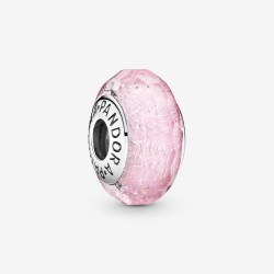 Charm Vetro di Murano Rosa Iridescente - Pandora
