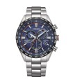 Orologio Uomo Radiocontrollato Crono in Super Titanio Quadrante Blu CB5945-85L - Citizen