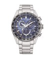 Orologio Uomo Radiocontrollato Crono in Acciaio Quadrante Blu CB5914-89L - Citizen