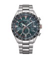 Orologio Uomo Radiocontrollato in Super Titanio Quadrante Verde CB5946-82X - Citizen