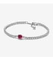 Bracciale Tennis con Pietra Rossa - Pandora