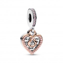 Charm Pendente Cuore Infinito Mamma sei Perfetta - Pandora