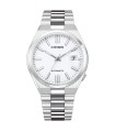 Orololgio Uomo Solo Tempo Automatico Quadrante Bianco NJ0150-81A - Citizen