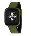 Orologio Smartwatch Cassa Quadrata in Gomma Black/Green R3253158005 - Sector