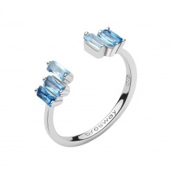 Anello Donna Fancy in Argento con Zirconi Light Sapphire FCL12B - Brosway