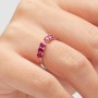 Anello Donna Fancy in Argento con Zirconi Ruby FPR11B - Brosway