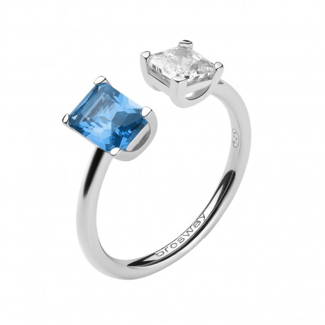 Anello Donna Fancy in Argento con Zirconi Sapphire FFB09B - Brosway