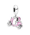 Charm Pendente Scooter Rosa - Pandora