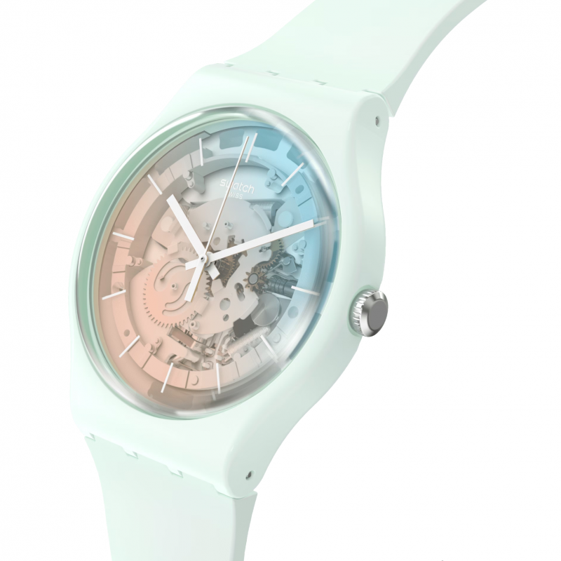 Orologio Fleetingly Iceblue SO32S101 - Swatch - Lord Gioielli