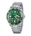 Orologio Uomo Scafograf 300 MCMLIX in Acciaio con Quadrante Verde - Eberhard