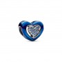 Charm Cuore Blu Girevole - Pandora