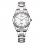 Orologio Donna Ecodrive in Super Titanio Quadrante Bianco con Diamanti EW2601-81A - Citizen