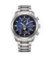 Orologio Uomo Radiocontrollato "TSUKI-YOMI" Moonphase Quadrante Blu BY1010-81L - Citizen