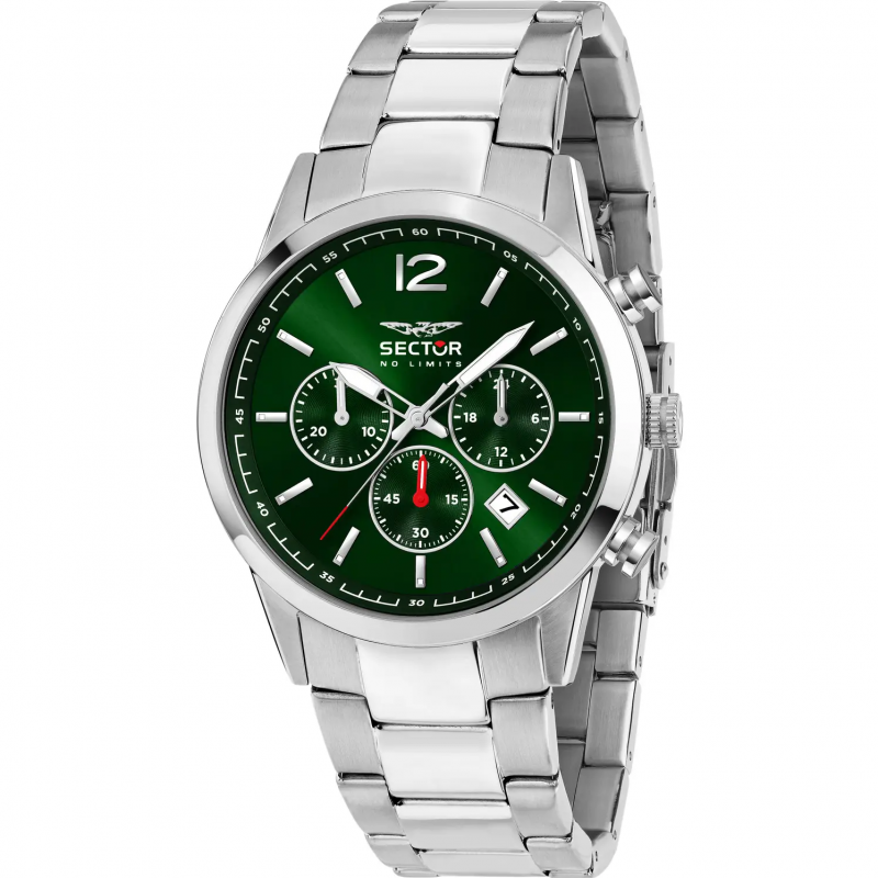 Orologio Collezione Time For Men Cronografo Dorato AX793-03 Verde
