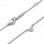 Collana Cuore con Tre Pietre 393014C01  - Pandora