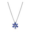 Collana Pendente Herbarium Fiore Blu 392387C02 - Pandora