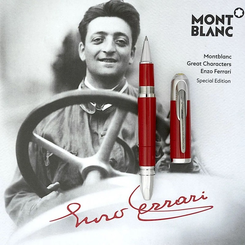 Montblanc Roller Great Characters Enzo Ferrari Special Edition » Vendita  Online » Lazzaroni Penne