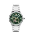 Orologio Uomo Mario Automatico in Acciaio Quadrante Verde AR60053 - Emporio Armani