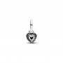 Charm Mini Pendente Black Chjakra Heart Pandora Me 793042C01 - Pandora