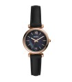 Orologio Donna Carlie Mini Solo Tempo in Pelle Nera ES4700 - Fossil