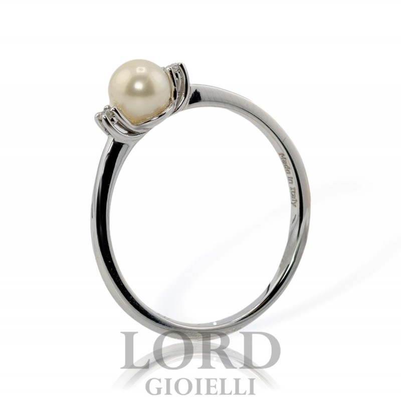 Anello con perla - Uno de 50 - collezione My Luck - Anthea Preziosi